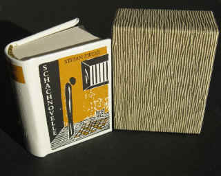 miniature book stefan zweig chess story 2013 illustrated by the artist Elke Rehder