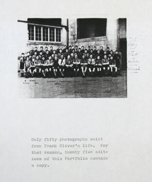 Eric Finlay, artist died 1996. Copy of a photograph by Frank Oliver.