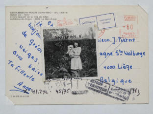 Mail Art artist Guy Bleus photography from the portfolio 1983.